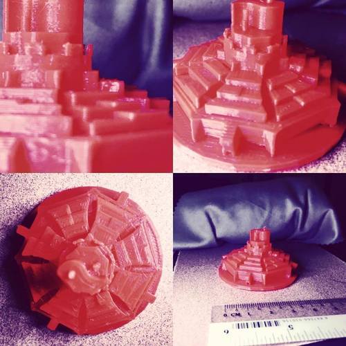 Bagua Binary Castle 3D Print 77813