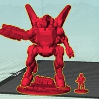 Hyperion Heavy Assault Mech (15mm scale) - Thumbnail 5