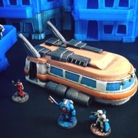 Small Space Bus (15mm scale) 3D Printing 77882