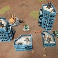 Modular Scifi Habs (15mm scale) - Thumbnail 3