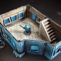 Modular Scifi Habs (15mm scale) - Thumbnail 6