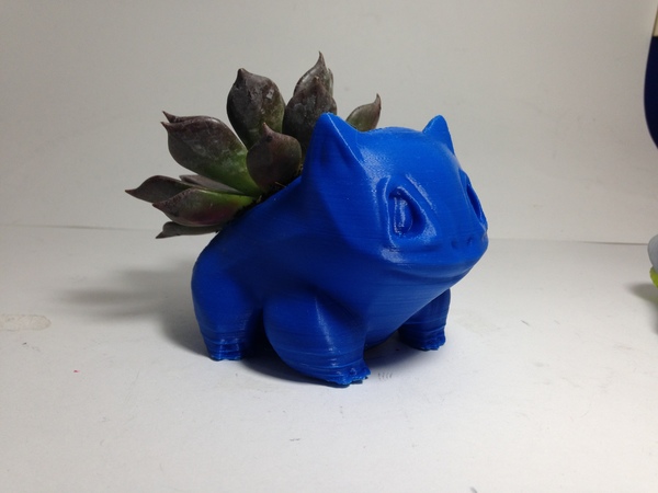 Medium Bulbasaur succulent Planter 3D Printing 7790