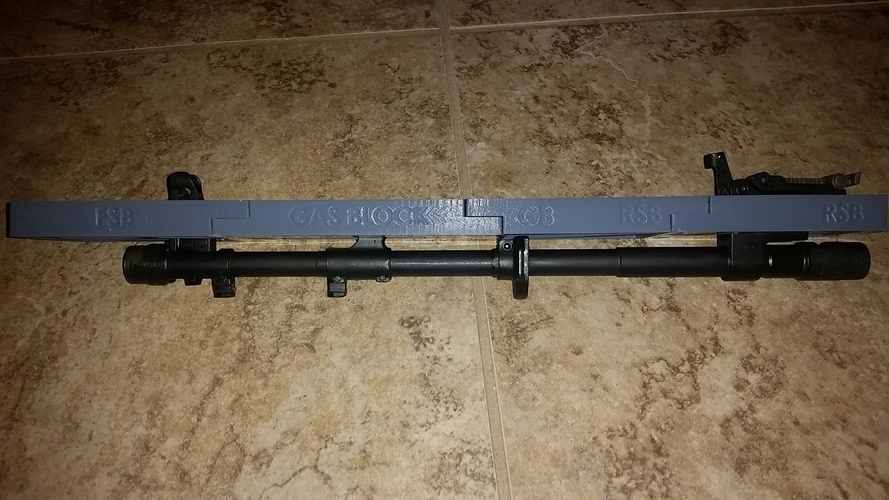 AK74 & AKM Barrel Populating Alignment Jig 3D Print 78018