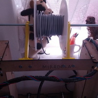 Small Filament reel holder 3D Printing 78069