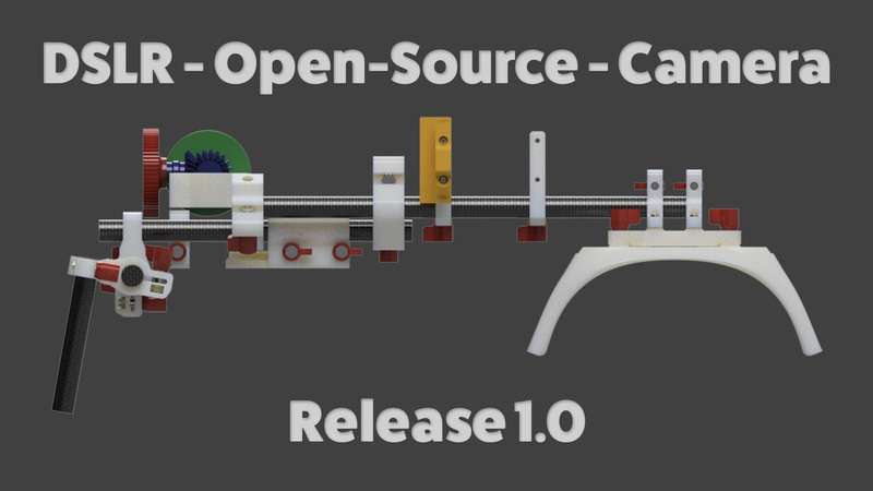 Draw A Rig Camera DSLRigger - Open Source - Camera Rig - Pinshape