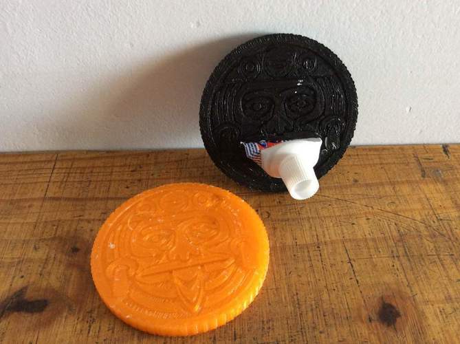 Aztec Coin Toothpaste Squeezer 3D Print 78133