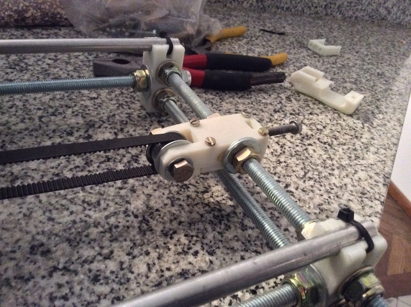 Y Axis Belt Tenstioner for 606ZZ bearing easy removing for Prusa