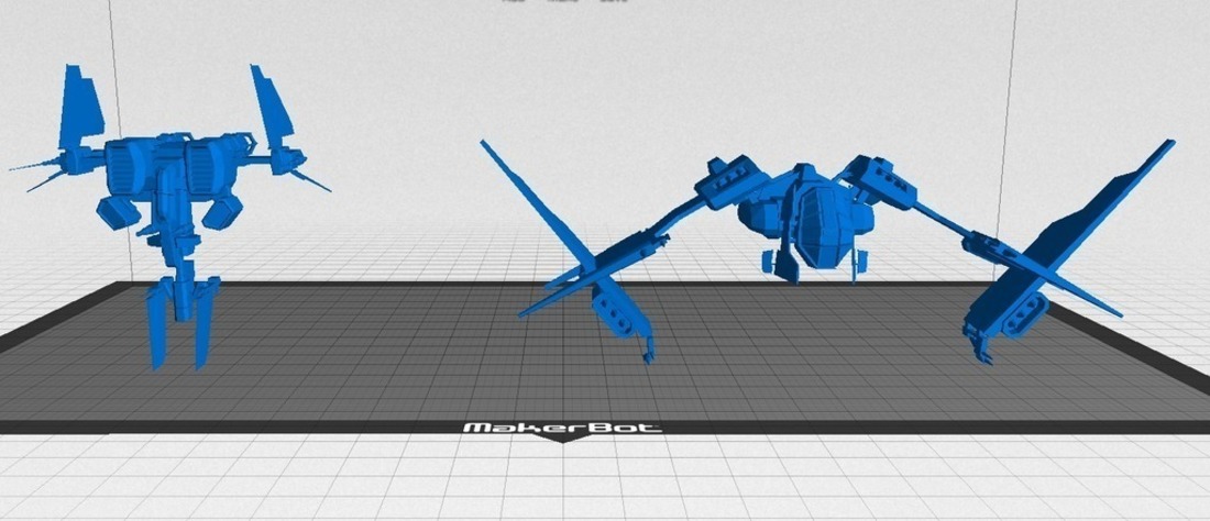 Minmatar Carrier Drones - Eve Online 3D Print 78171