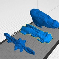Small Gallente Battleships - Eve Online 3D Printing 78177