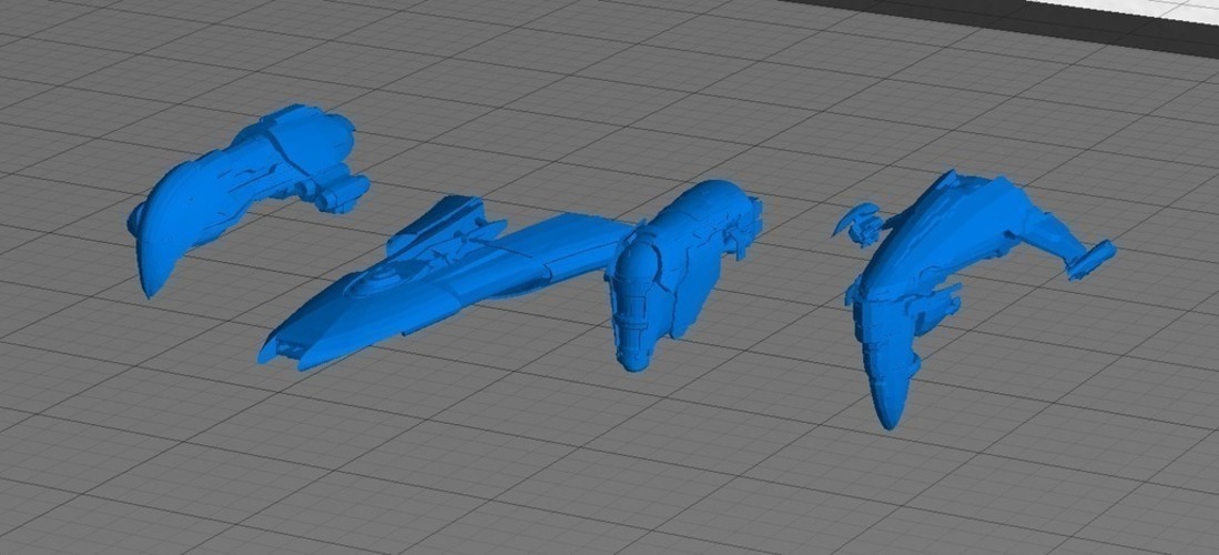 Eve Online - Amarr Cruisers Collection 3D Print 78180