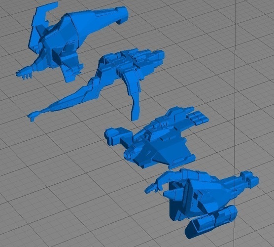 Eve Online - Caldari Cruiser Collection 3D Print 78182