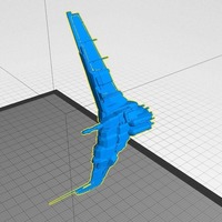 Small Eve Online Minmatar Battlecruiser - Tornado 3D Printing 78190