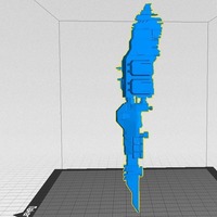 Small Eve Online Dreadnought - Naglfar 3D Printing 78193