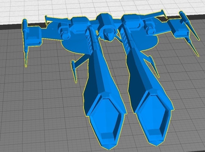 Eve Online - Wolf Attack Frigate 3D Print 78196
