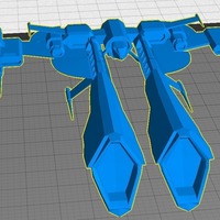 Small Eve Online - Wolf Attack Frigate 3D Printing 78196