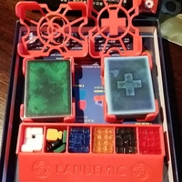 Small Pandemic BoardGAme Organizer 3D Printing 78218