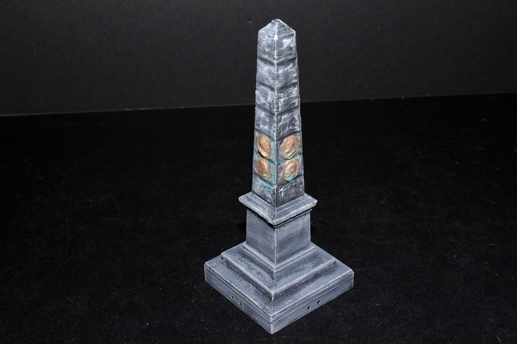 3D Printed OpenForge 2.0 Slottsmöllan Obelisk by Devon Jones | Pinshape