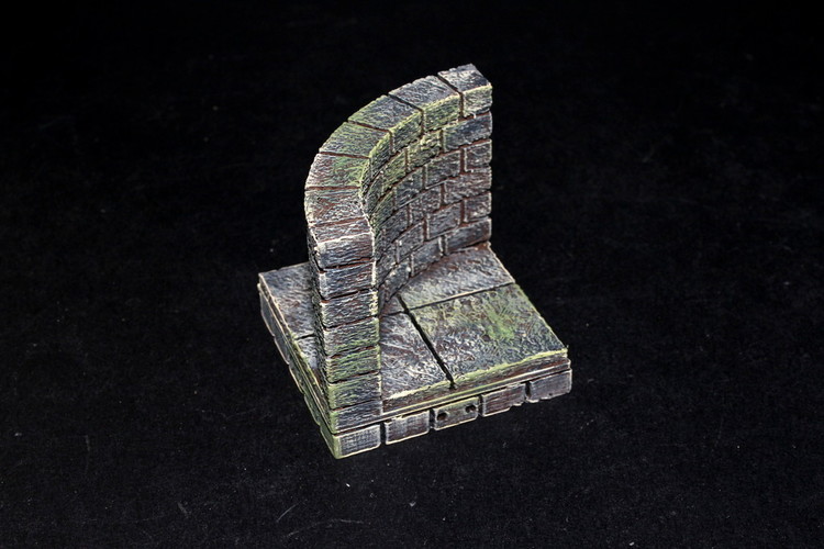 OpenForge 2.0 Cut Stone Curved (Square floor) 3D Print 78270