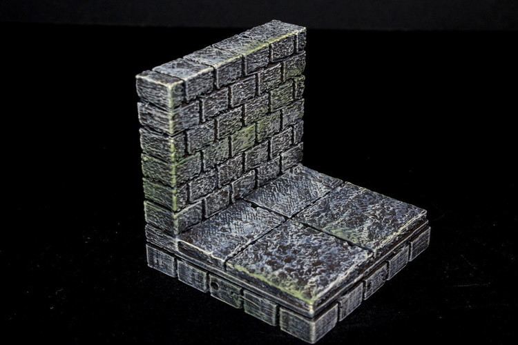 3D Printed OpenForge 2.0 Cut Stone Wall by Devon Jones | Pinshape