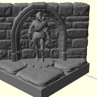 OpenForge Diagonal Knight Wall - Thumbnail 2