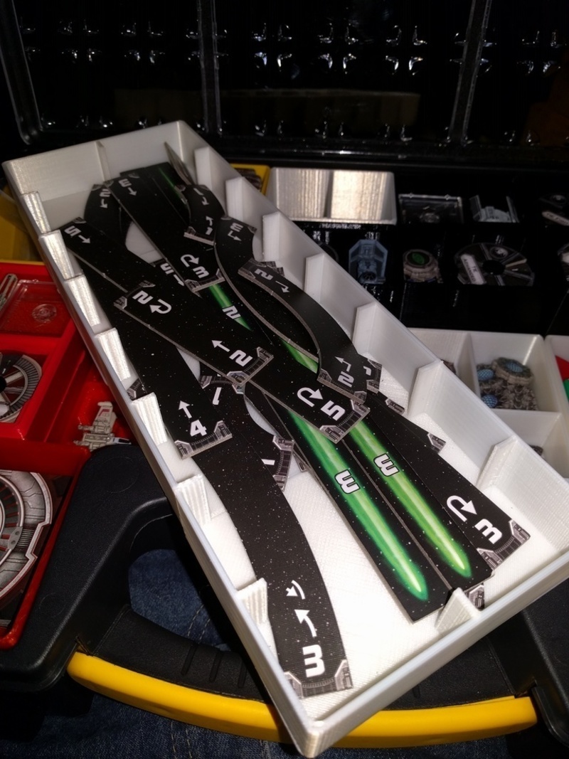 X-Wing Movement template holder for Stanley Deep Organizer