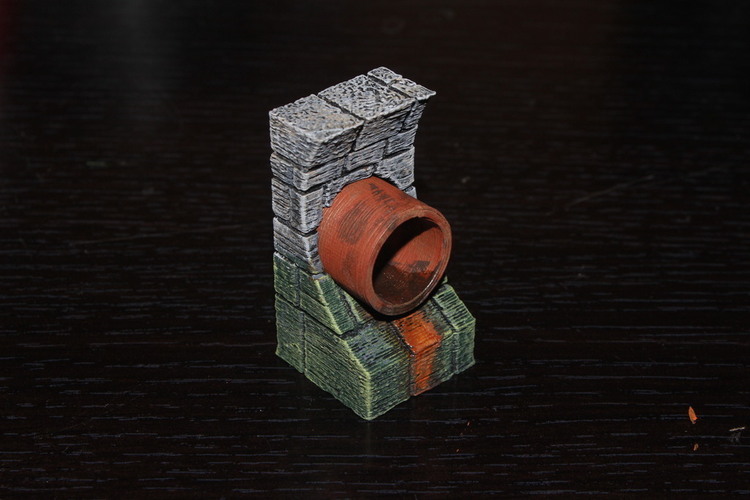 OpenForge Sewer Pipe Wall 3D Print 78354
