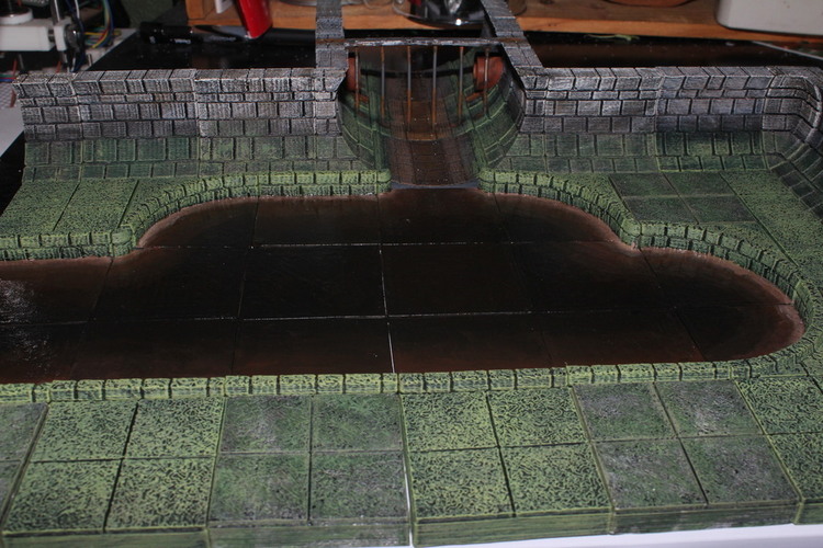 3D Printed OpenForge Sewer Deep Pool by Devon Jones | Pinshape