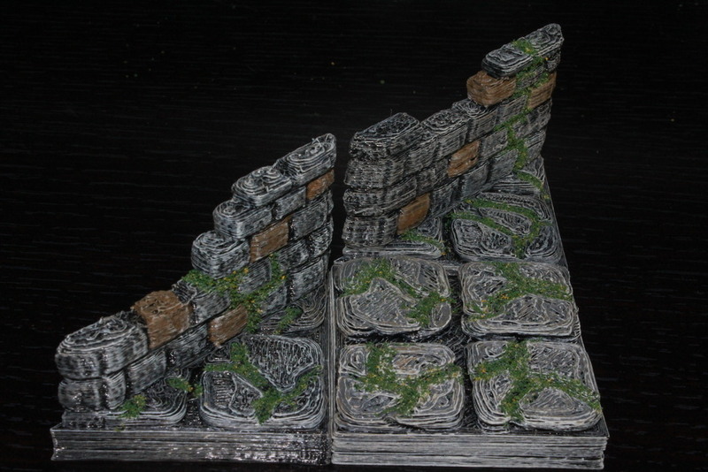 OpenForge Ruined Diagonal Tile - Pinshape