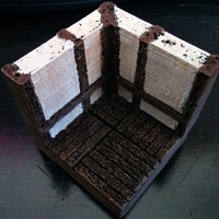 Small OpenForge Tudor Corner Tile 3D Printing 78452