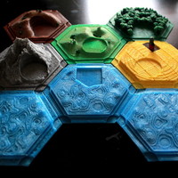 3D Catan Port Water Tile - Thumbnail 2