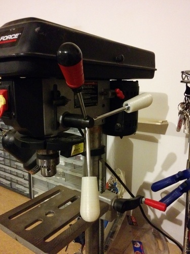 Drill Press Handles 3D Print 78458