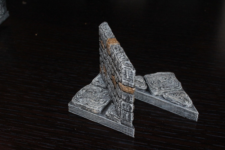 3D Printed OpenForge Stone Dungeon Diagonal Walls by Devon Jones | Pinshape