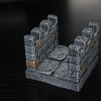Small OpenForge Crenelated Corridor 3D Printing 78472