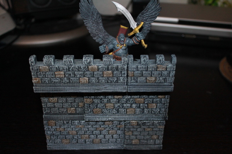 OpenForge Edge Crenelated Wall