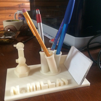 robot pencil holder business card holder - Thumbnail 1