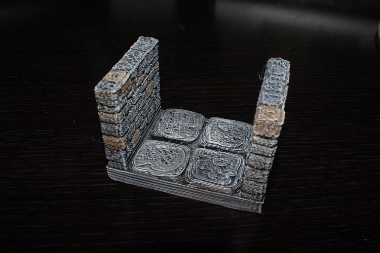OpenForge Stone Dungeon Edge Corridor 3D Print 78515