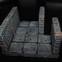 OpenForge Stone Dungeon Edge Corridor - Thumbnail 3