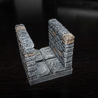 Small OpenForge Stone Dungeon Corridor 3D Printing 78519