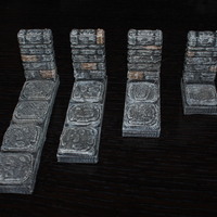 OpenForge Stone Dungeon Edge Walls - Thumbnail 5