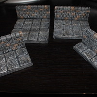 OpenForge Stone Dungeon Edge Walls - Thumbnail 8