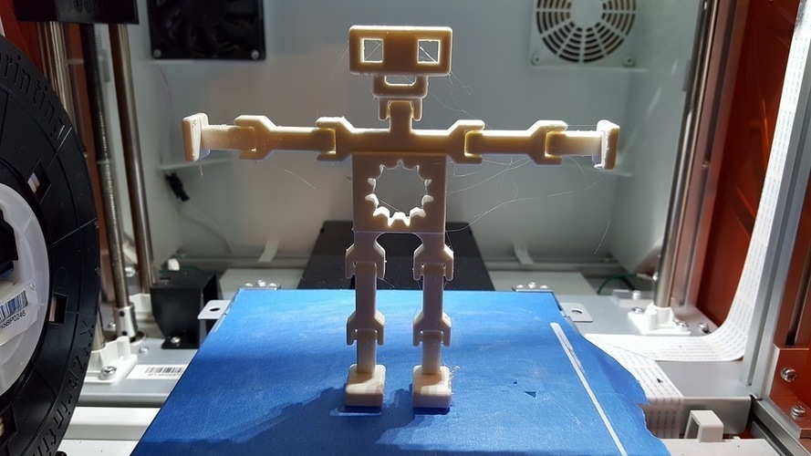 Sam the jointed robot 3D Print 78658