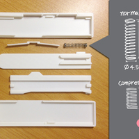 Pen spring double action OTF knife - Thumbnail 2