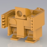 Small  Alphabet Robot - B 3D Printing 78691