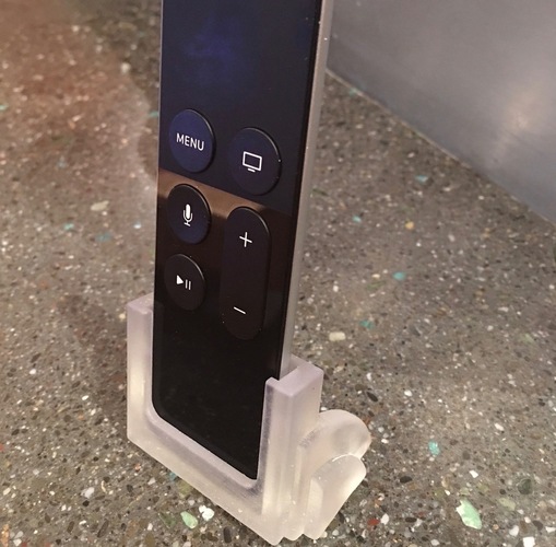 Deco AppleTV Remote Stand 3D Print 78809
