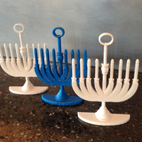Menorah Holiday Tree Ornament - Thumbnail 2
