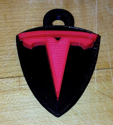 Tesla Motors Key Fob  3D Print 78833