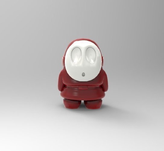 Shy Guy - Nintendo Character 3D Print 78867