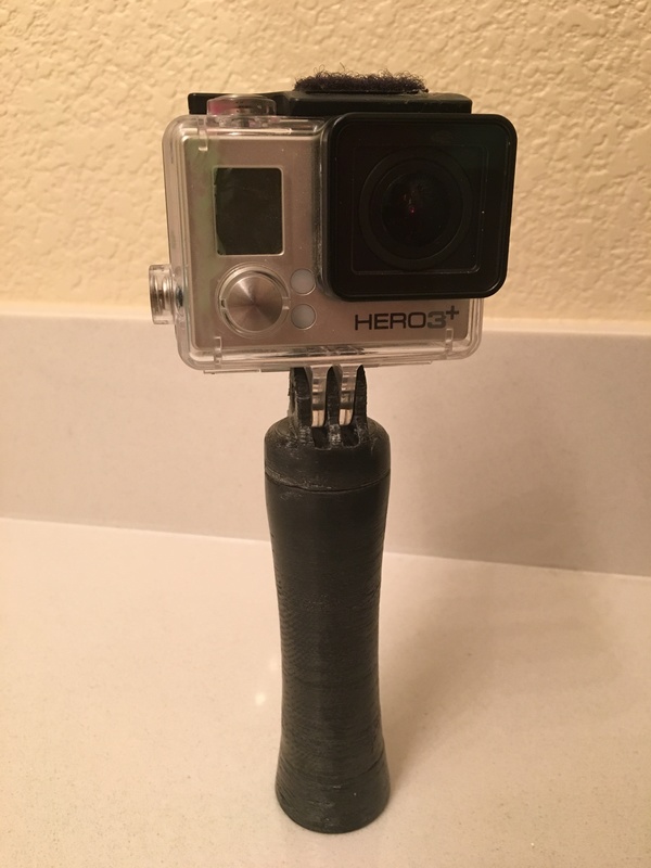 GoPro handle+secret storage.
