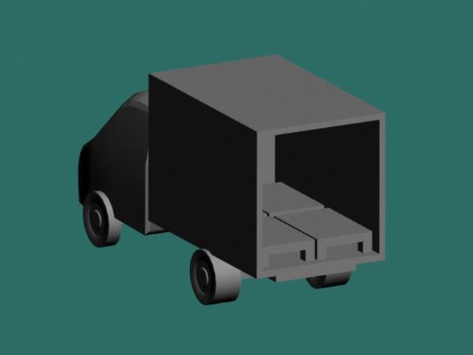 vehicle GAZelle 3D Print 78927
