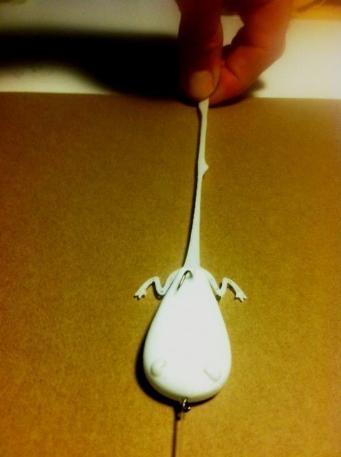 3D Printed Tadpole Fishing Lure by FlexionExtruder